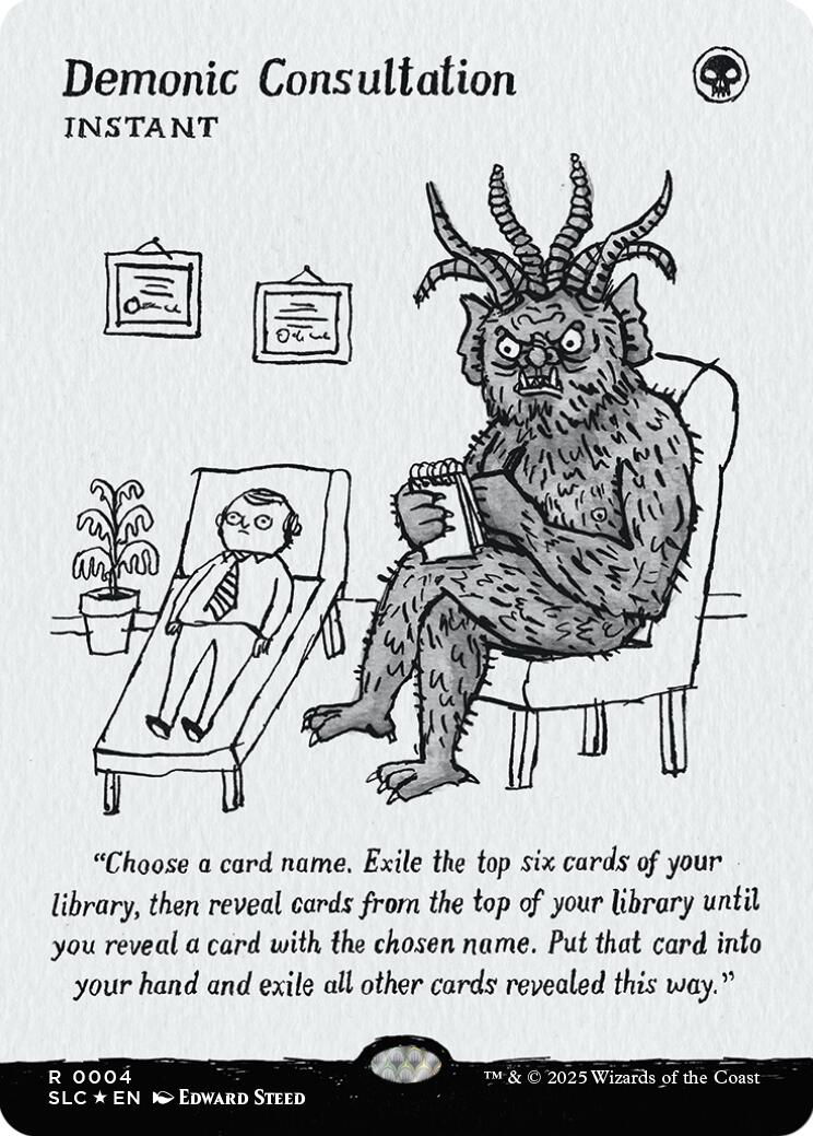 Demonic Consultation (Halo Foil) [Secret Lair Countdown Kit] | PLUS EV GAMES 