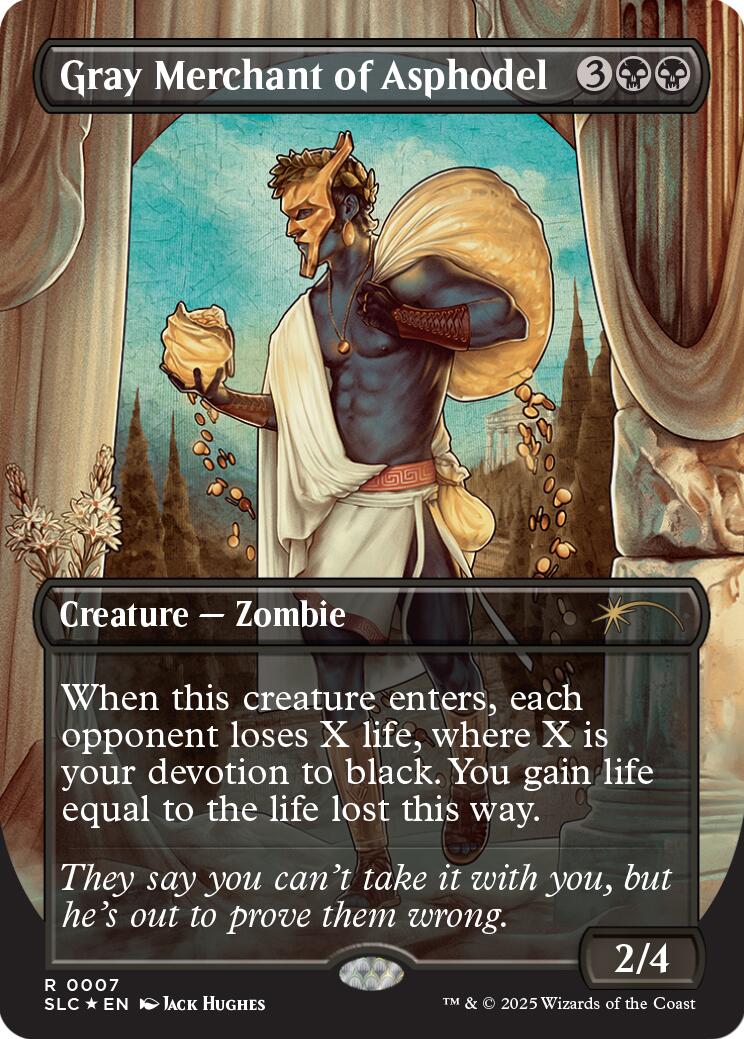 Gray Merchant of Asphodel (Halo Foil) [Secret Lair Countdown Kit] | PLUS EV GAMES 