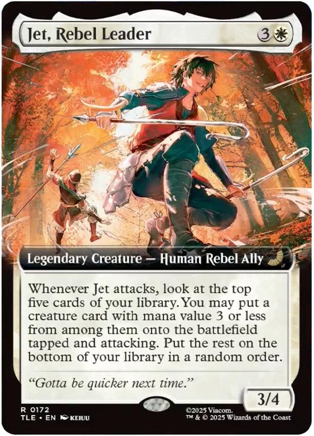 Jet, Rebel Leader (Extended Art) [Avatar: The Last Airbender: Eternal-Legal] | PLUS EV GAMES 