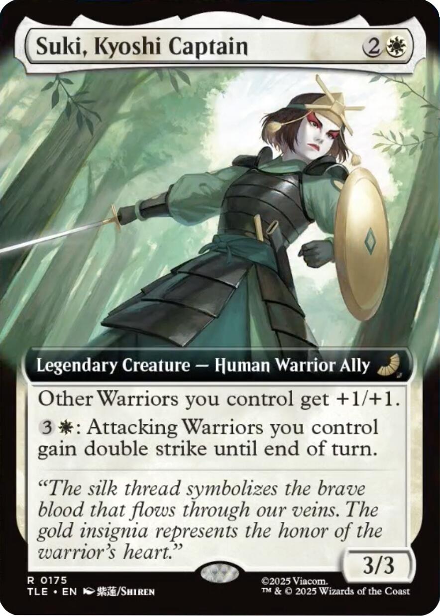 Suki, Kyoshi Captain (Extended Art) [Avatar: The Last Airbender: Eternal-Legal] | PLUS EV GAMES 