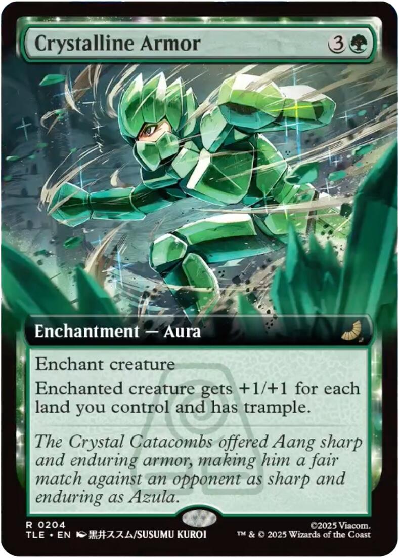 Crystalline Armor (Extended Art) [Avatar: The Last Airbender: Eternal-Legal] | PLUS EV GAMES 