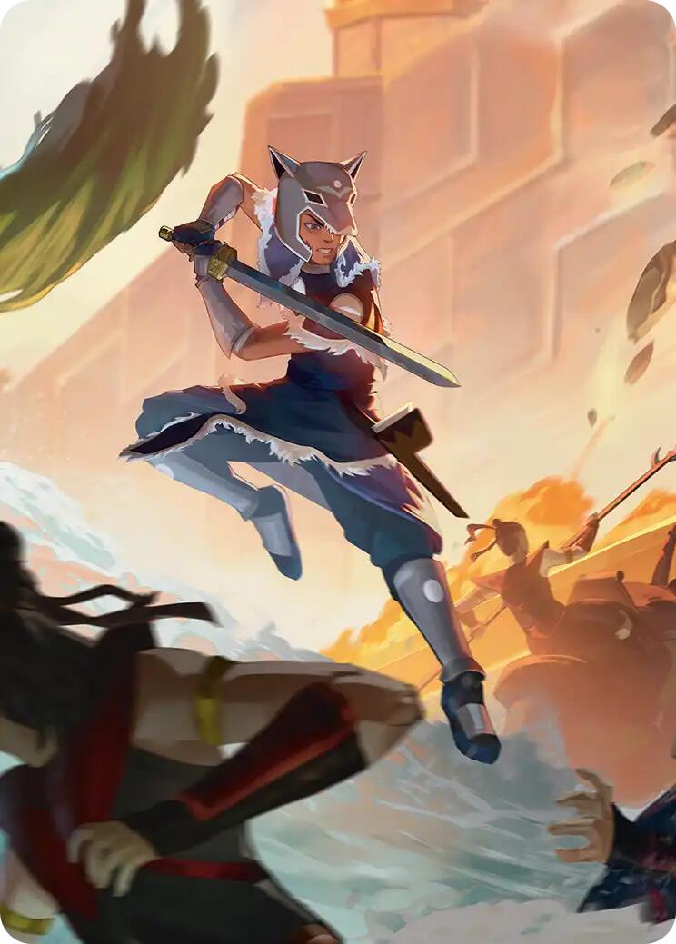 Sokka's Charge Art Card [Avatar: The Last Airbender Art Series] | PLUS EV GAMES 