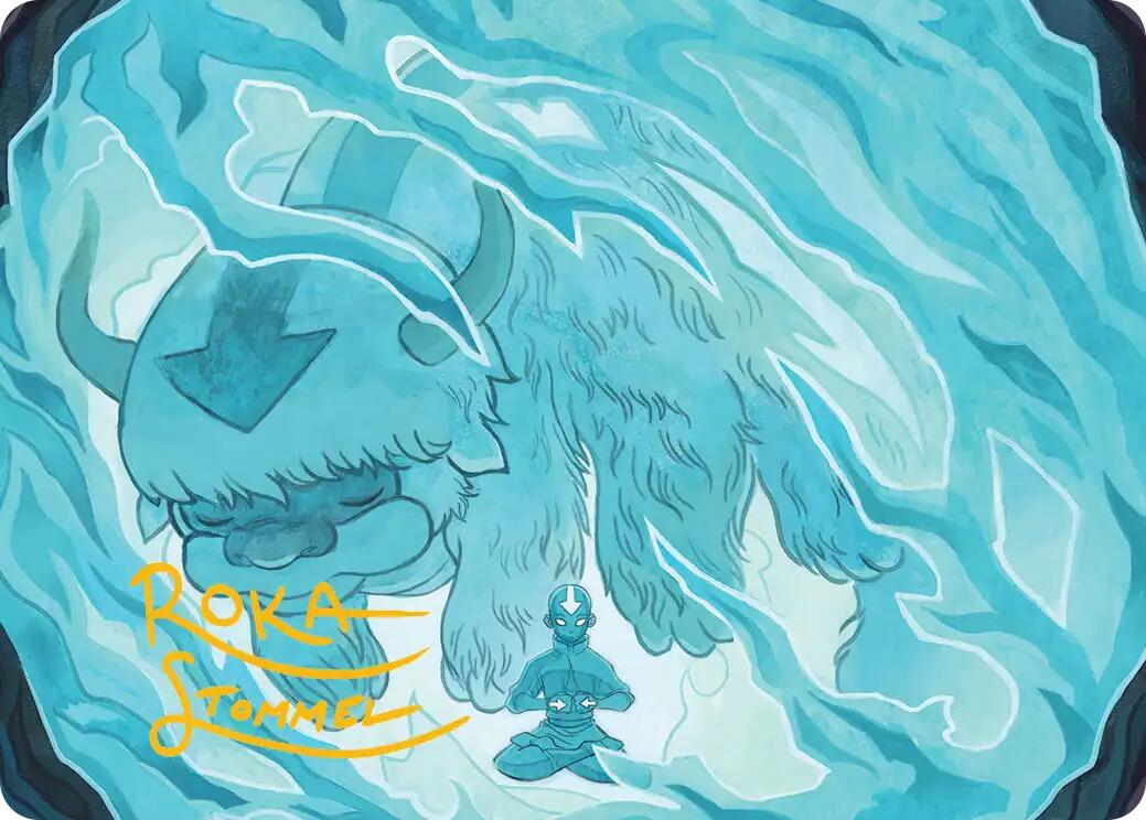 Aang's Iceberg 2 Art Card (Gold-Stamped Signature) [Avatar: The Last Airbender Art Series] | PLUS EV GAMES 