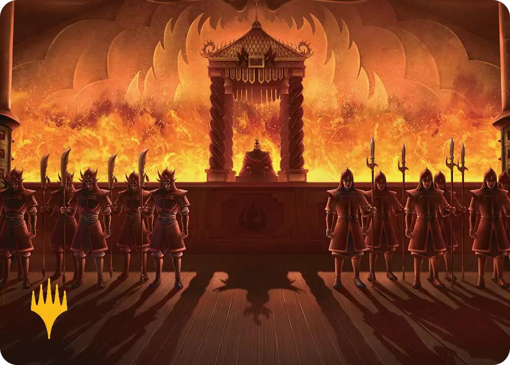 Fire Lord Ozai Art Card (Gold-Stamped Planeswalker Symbol) [Avatar: The Last Airbender Art Series] | PLUS EV GAMES 