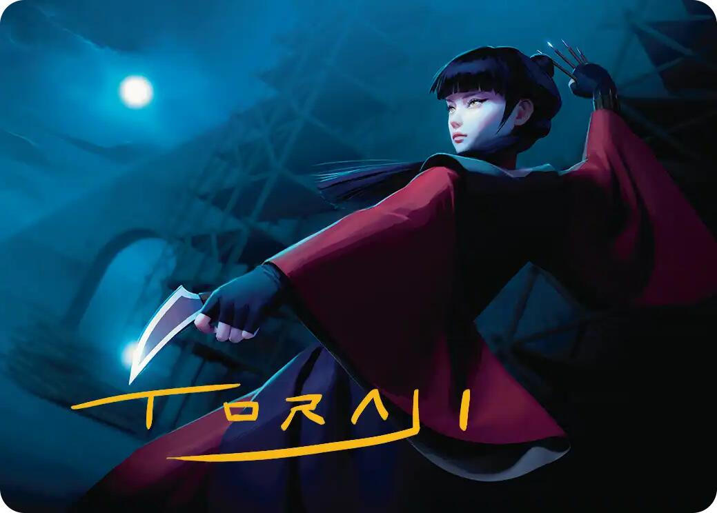 Mai, Jaded Edge Art Card (Gold-Stamped Signature) [Avatar: The Last Airbender Art Series] | PLUS EV GAMES 