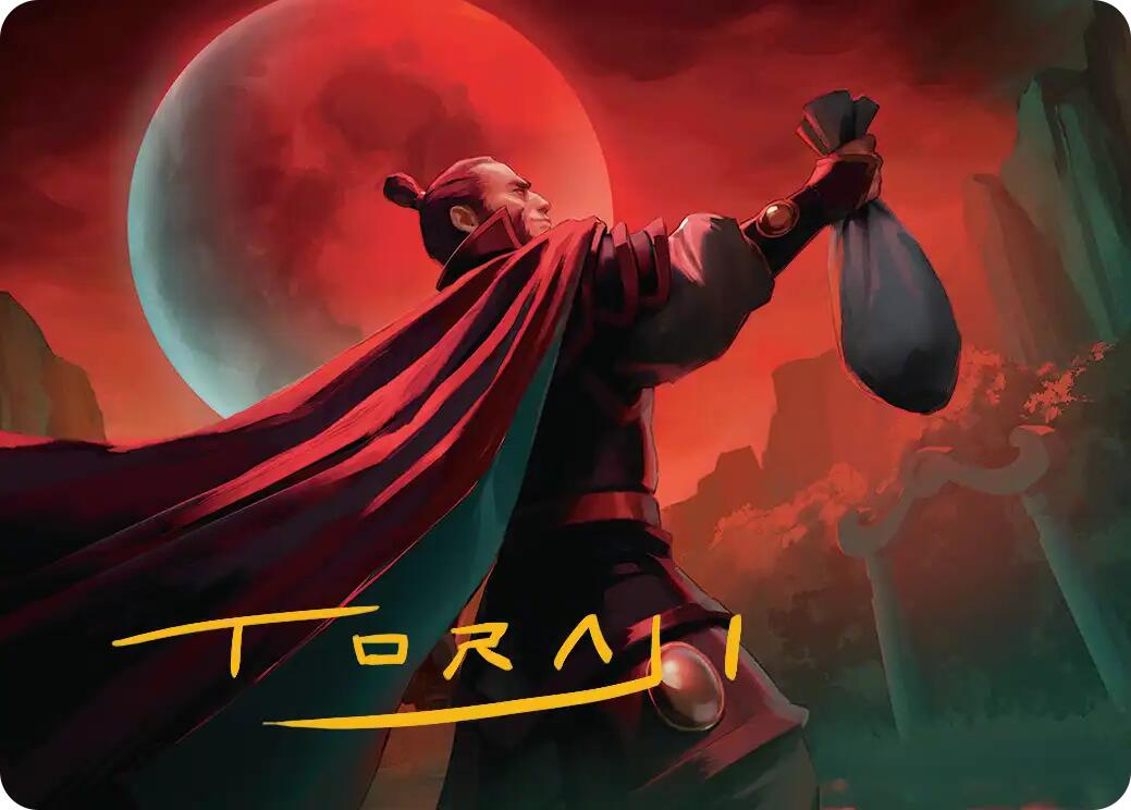 Zhao, the Moon Slayer Art Card (Gold-Stamped Signature) [Avatar: The Last Airbender Art Series] | PLUS EV GAMES 