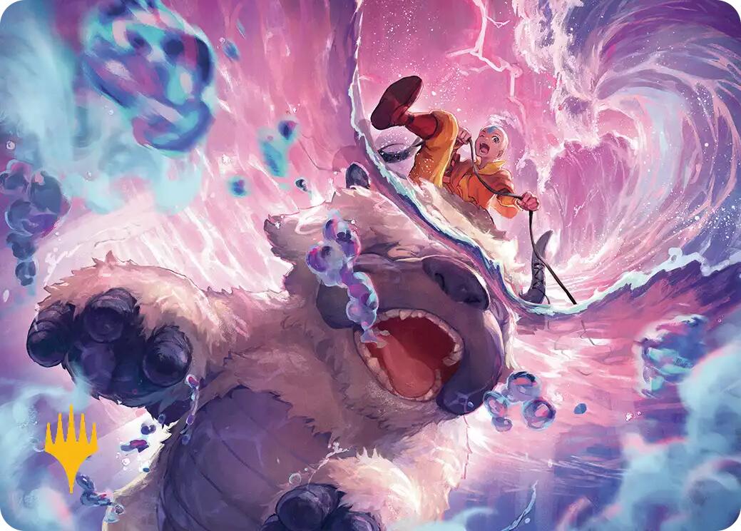 Storm of Memories Art Card (Gold-Stamped Planeswalker Symbol) [Avatar: The Last Airbender Art Series] | PLUS EV GAMES 