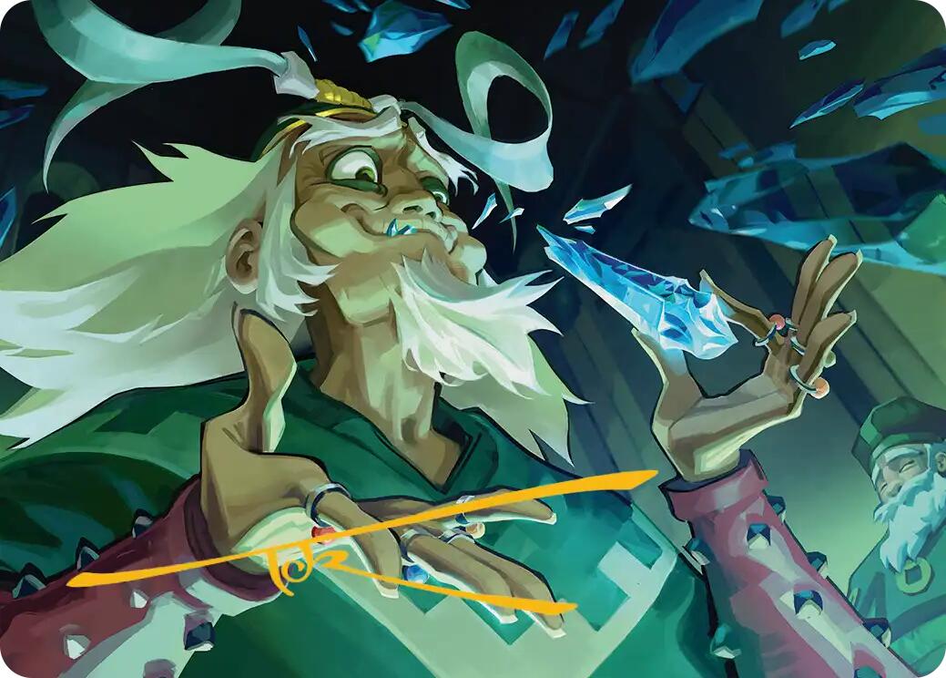 Bumi, King of Three Trials Art Card (Gold-Stamped Signature) [Avatar: The Last Airbender Art Series] | PLUS EV GAMES 