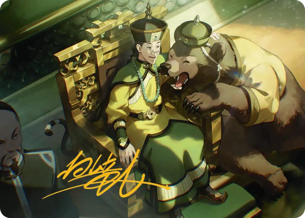 The Earth King Art Card (Gold-Stamped Signature) [Avatar: The Last Airbender Art Series] | PLUS EV GAMES 