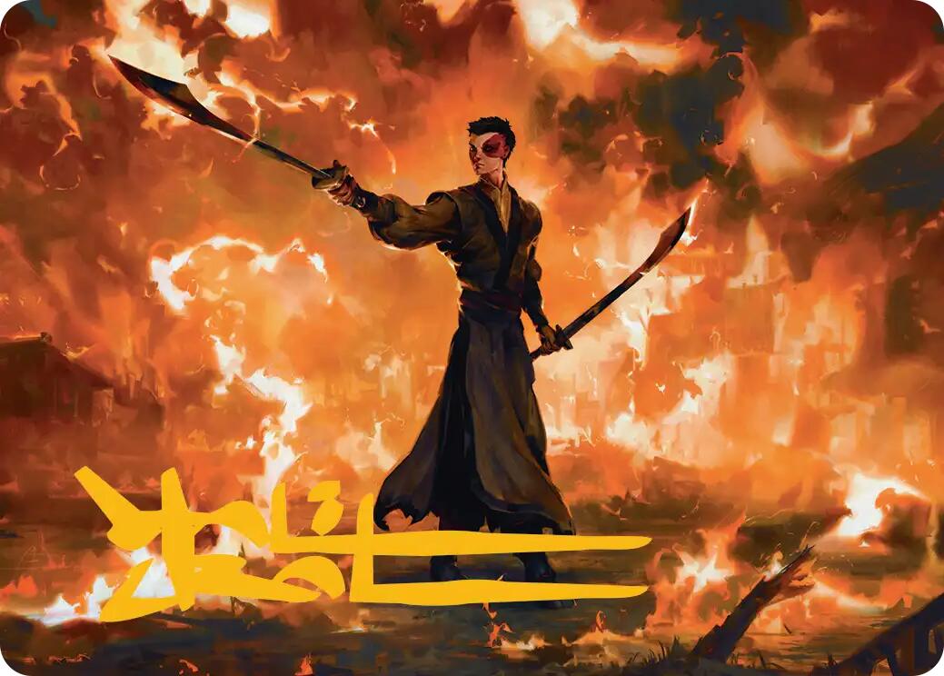 Zuko, Conflicted Art Card (Gold-Stamped Signature) [Avatar: The Last Airbender Art Series] | PLUS EV GAMES 