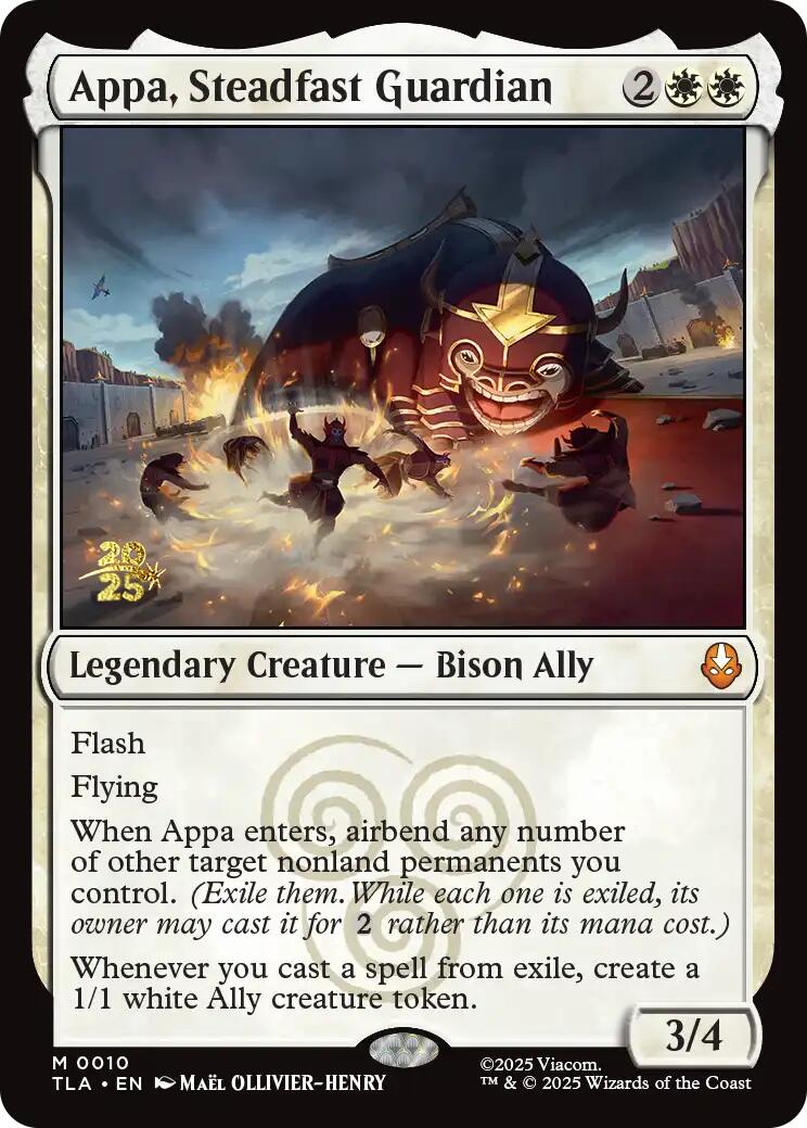 Appa, Steadfast Guardian [Avatar: The Last Airbender Prerelease Cards] | PLUS EV GAMES 