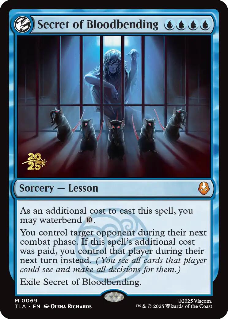 Secret of Bloodbending [Avatar: The Last Airbender Prerelease Cards] | PLUS EV GAMES 