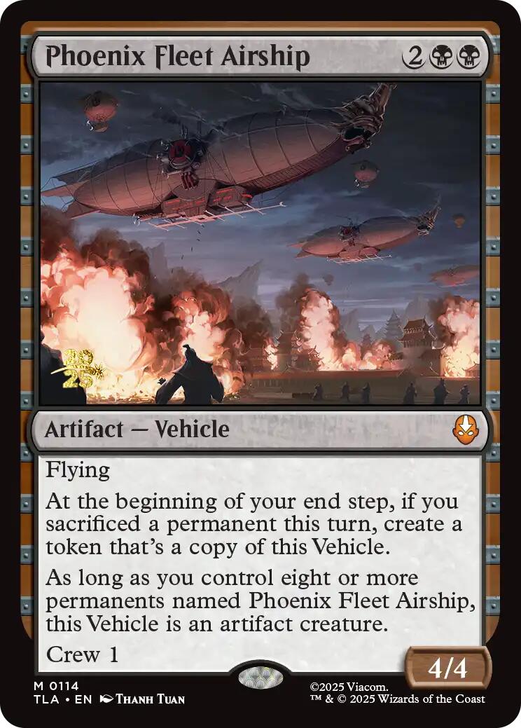 Phoenix Fleet Airship [Avatar: The Last Airbender Prerelease Cards] | PLUS EV GAMES 