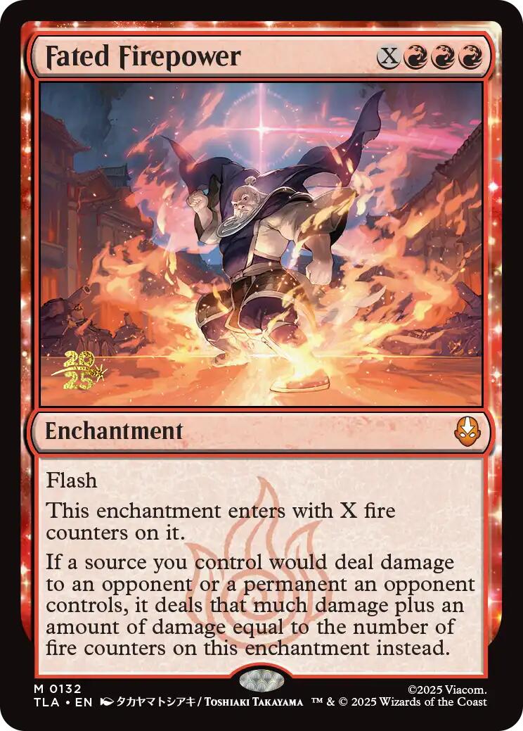 Fated Firepower [Avatar: The Last Airbender Prerelease Cards] | PLUS EV GAMES 