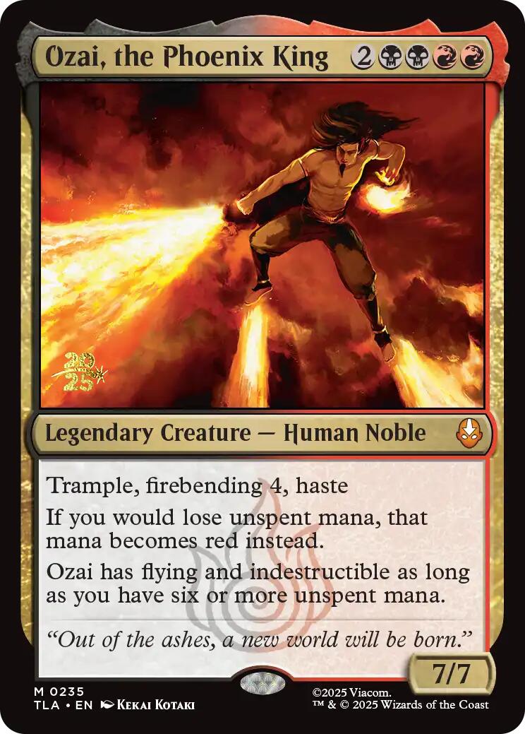 Ozai, the Phoenix King [Avatar: The Last Airbender Prerelease Cards] | PLUS EV GAMES 
