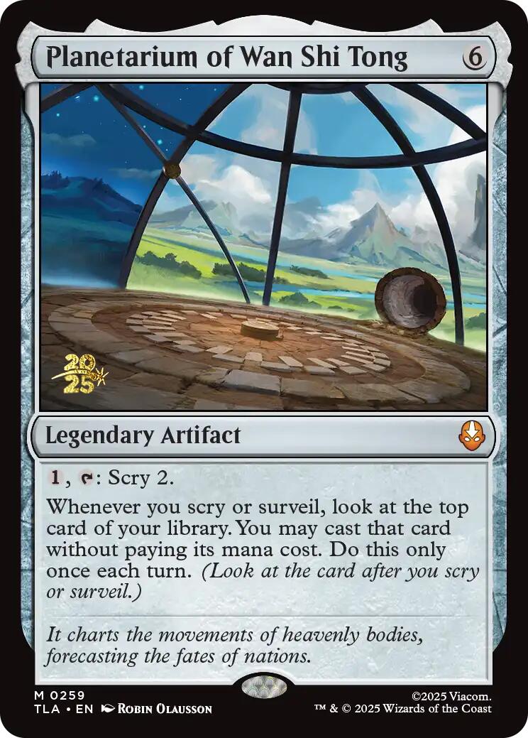 Planetarium of Wan Shi Tong [Avatar: The Last Airbender Prerelease Cards] | PLUS EV GAMES 