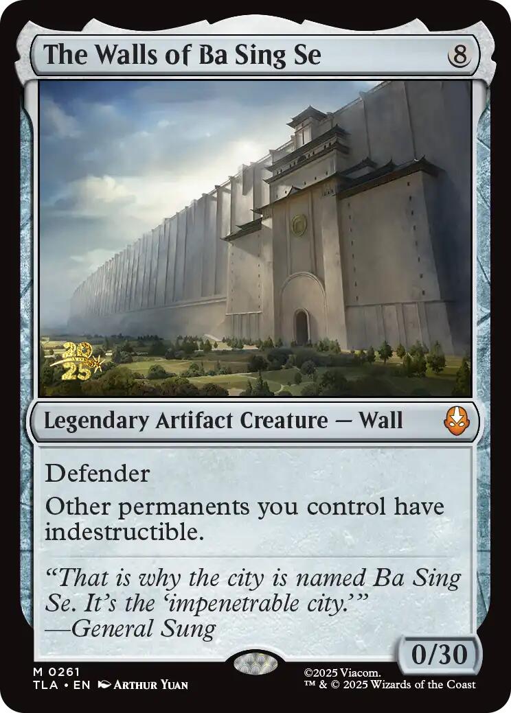 The Walls of Ba Sing Se [Avatar: The Last Airbender Prerelease Cards] | PLUS EV GAMES 