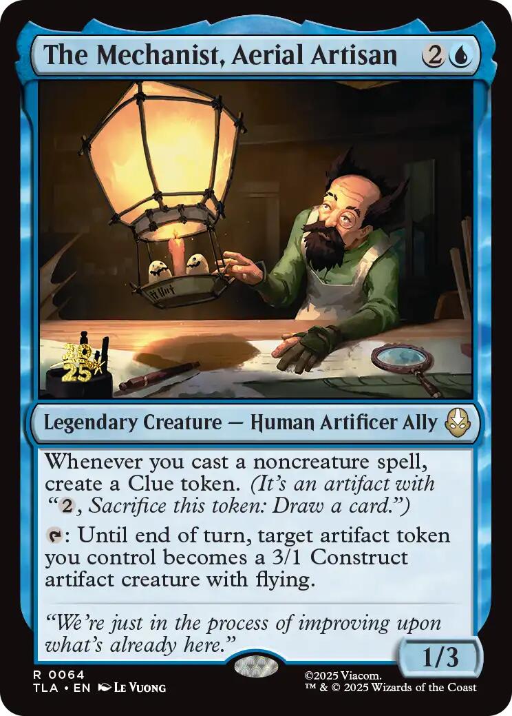 The Mechanist, Aerial Artisan [Avatar: The Last Airbender Prerelease Cards] | PLUS EV GAMES 
