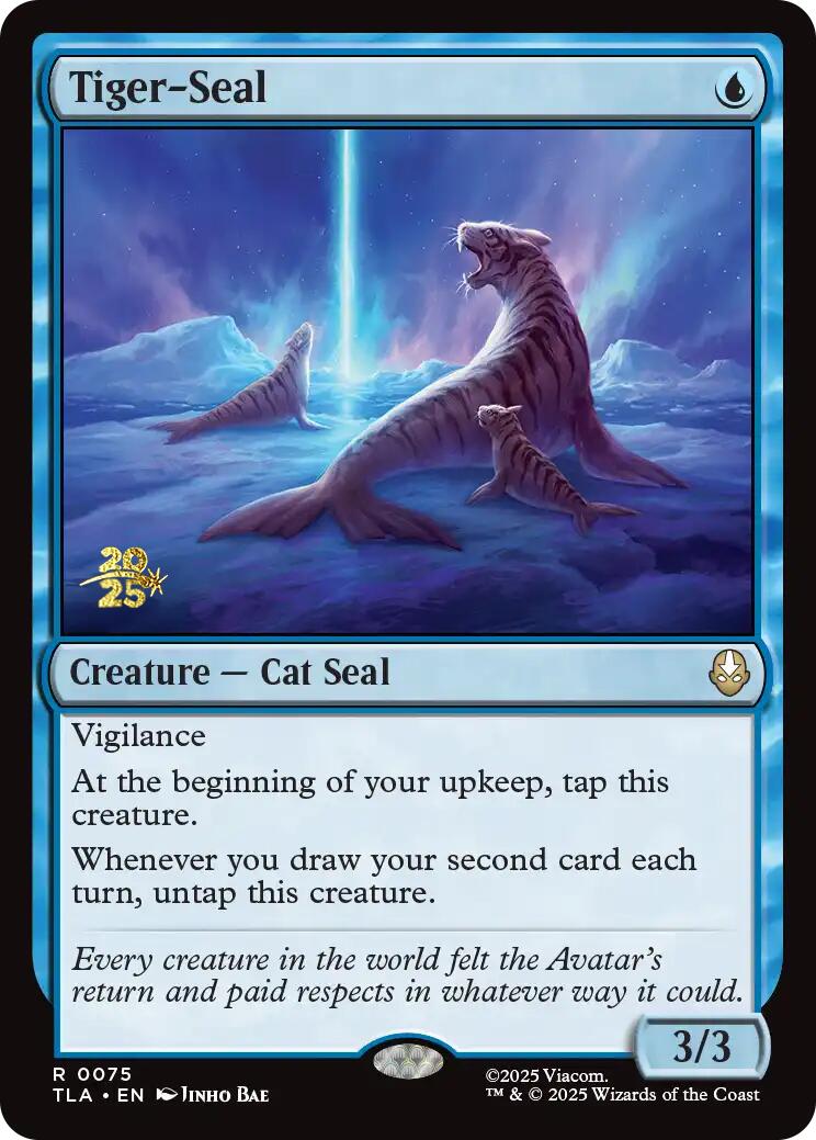 Tiger-Seal [Avatar: The Last Airbender Prerelease Cards] | PLUS EV GAMES 