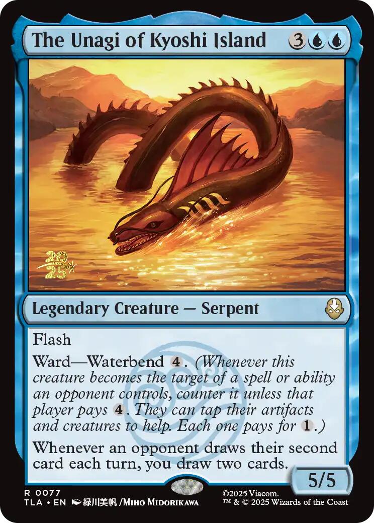 The Unagi of Kyoshi Island [Avatar: The Last Airbender Prerelease Cards] | PLUS EV GAMES 