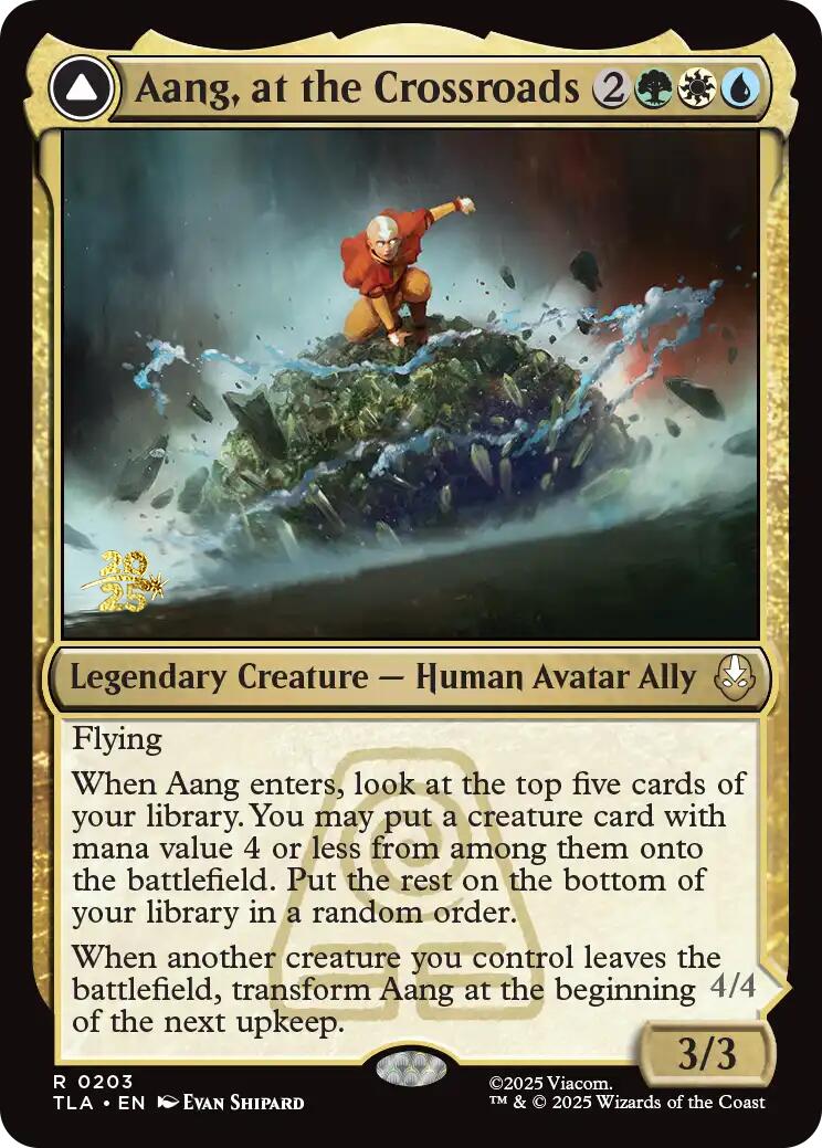 Aang, at the Crossroads [Avatar: The Last Airbender Prerelease Cards] | PLUS EV GAMES 