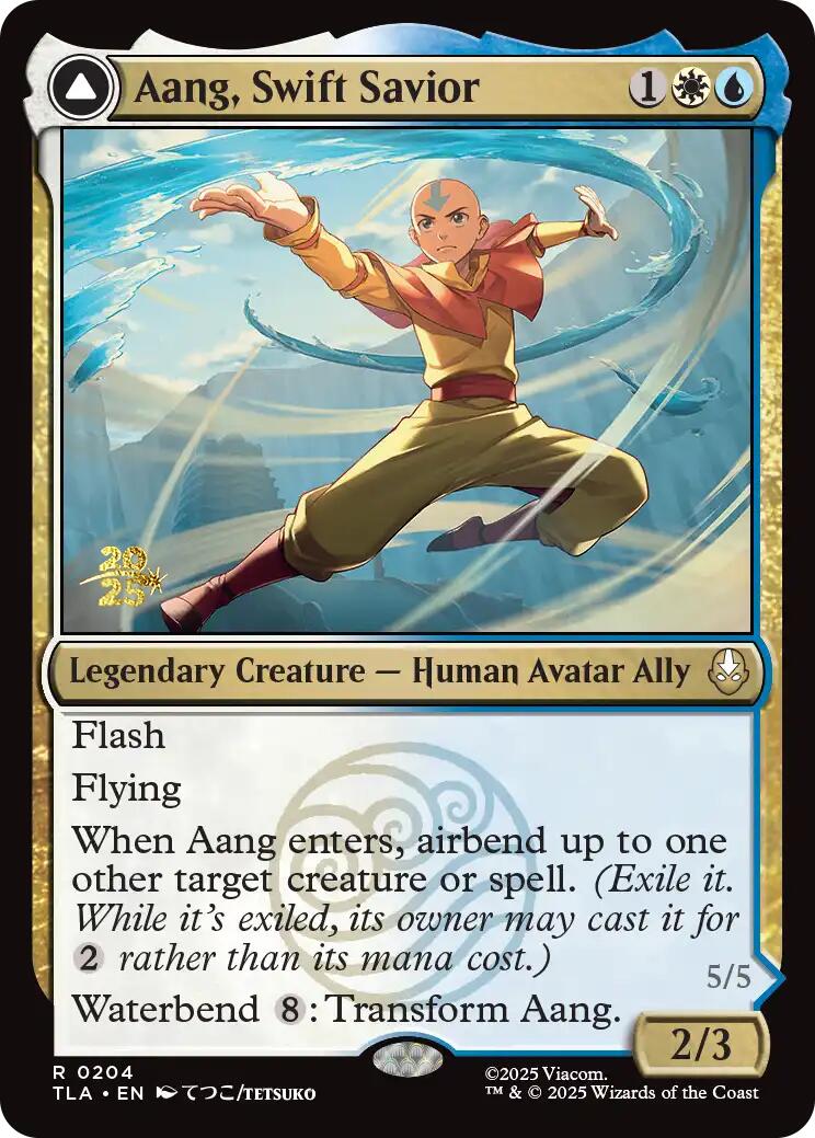 Aang, Swift Savior [Avatar: The Last Airbender Prerelease Cards] | PLUS EV GAMES 