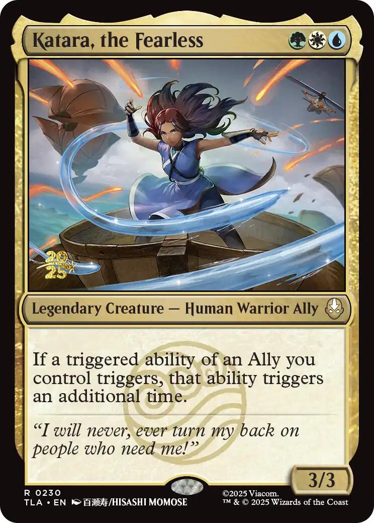 Katara, the Fearless [Avatar: The Last Airbender Prerelease Cards] | PLUS EV GAMES 