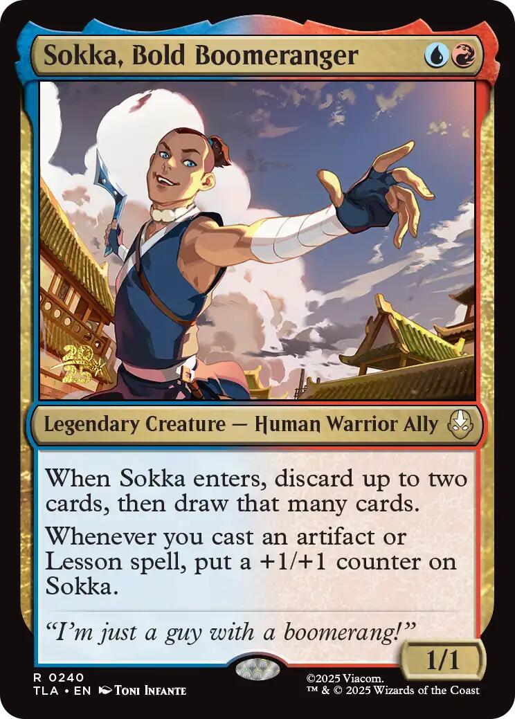 Sokka, Bold Boomeranger [Avatar: The Last Airbender Prerelease Cards] | PLUS EV GAMES 