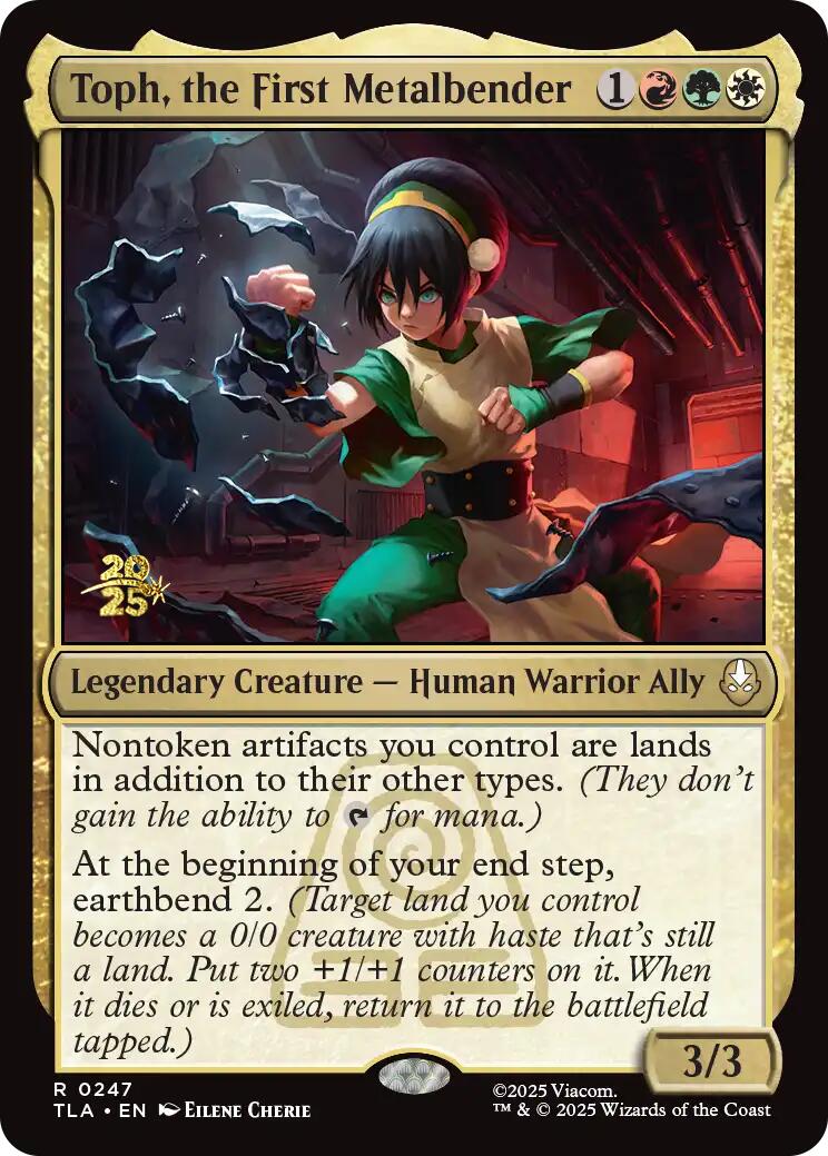 Toph, the First Metalbender [Avatar: The Last Airbender Prerelease Cards] | PLUS EV GAMES 