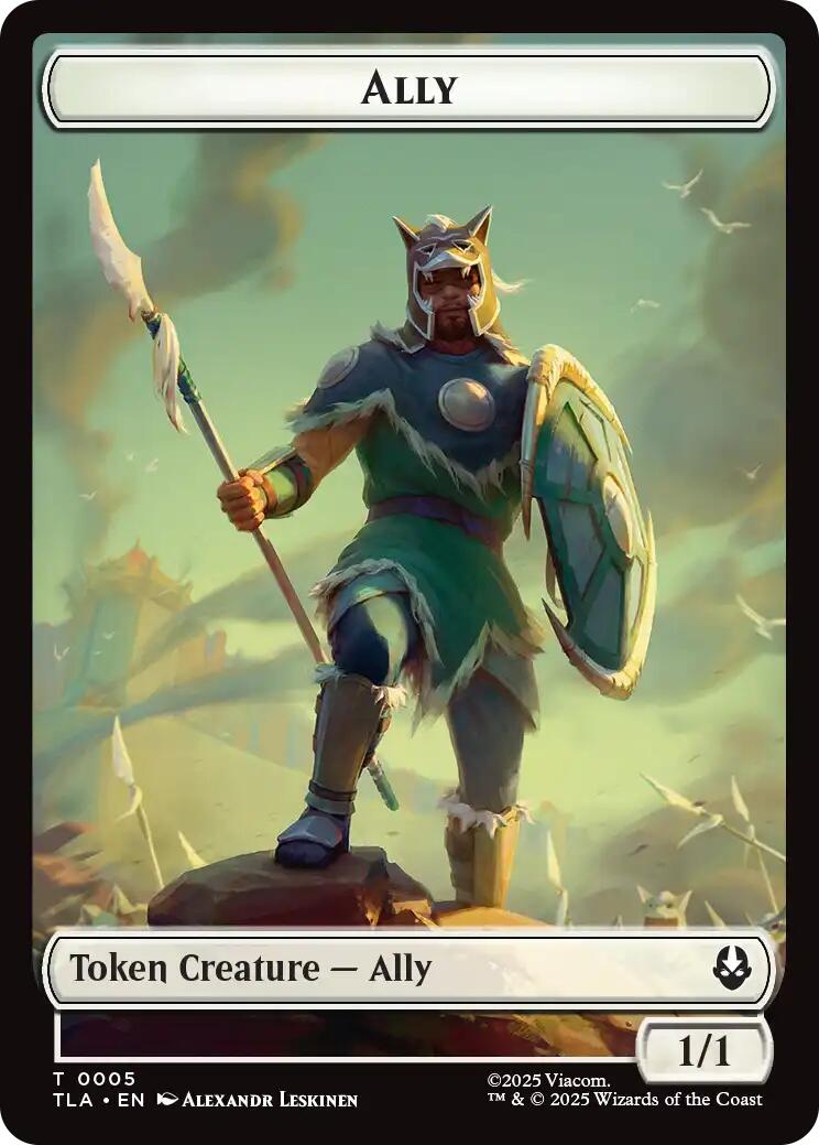 Ally (0005) // Clue (0014) Double-Sided Token [Avatar: The Last Airbender Tokens] | PLUS EV GAMES 