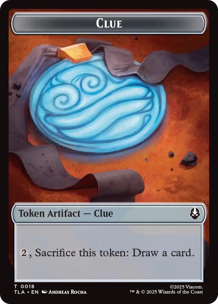 Ally (0007) // Clue (0018) Double-Sided Token [Avatar: The Last Airbender Tokens] | PLUS EV GAMES 