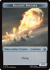 Ballistic Boulder // Soldier (0011) Double-Sided Token [Avatar: The Last Airbender Tokens] | PLUS EV GAMES 