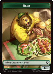 Bear // Food (0020) Double-Sided Token [Avatar: The Last Airbender Tokens] | PLUS EV GAMES 