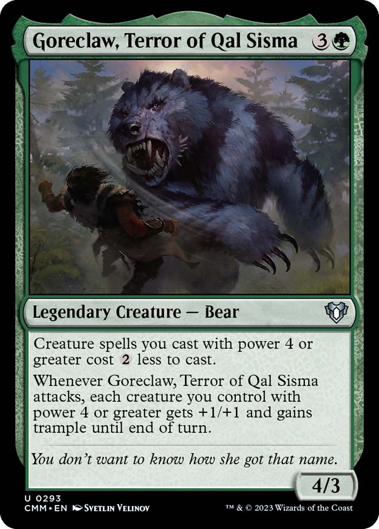 Goreclaw, Terror of Qal Sisma [Commander Masters] | PLUS EV GAMES 