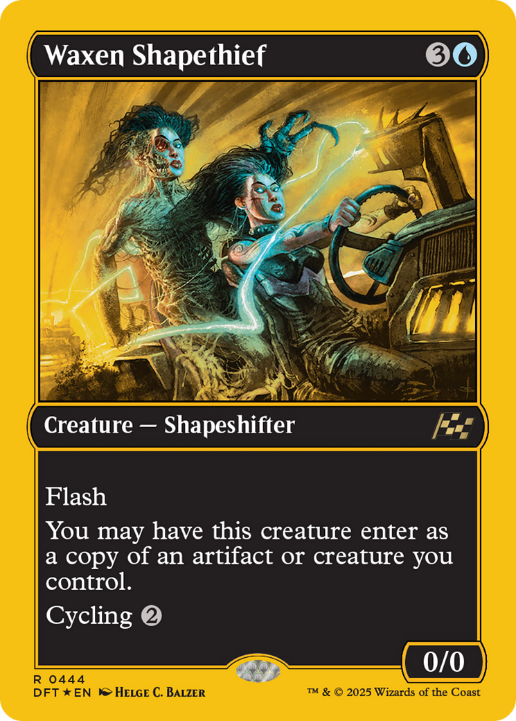 Waxen Shapethief (First-Place Foil) [Aetherdrift] | PLUS EV GAMES 