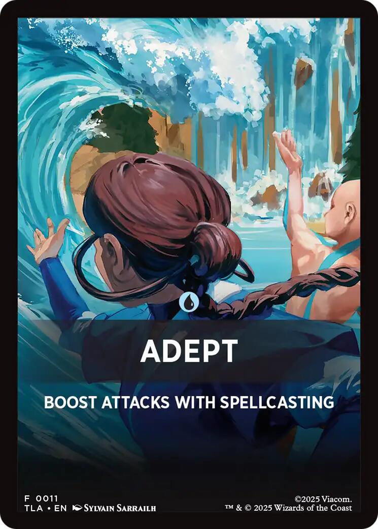 Adept Theme Card [Avatar: The Last Airbender Tokens] | PLUS EV GAMES 