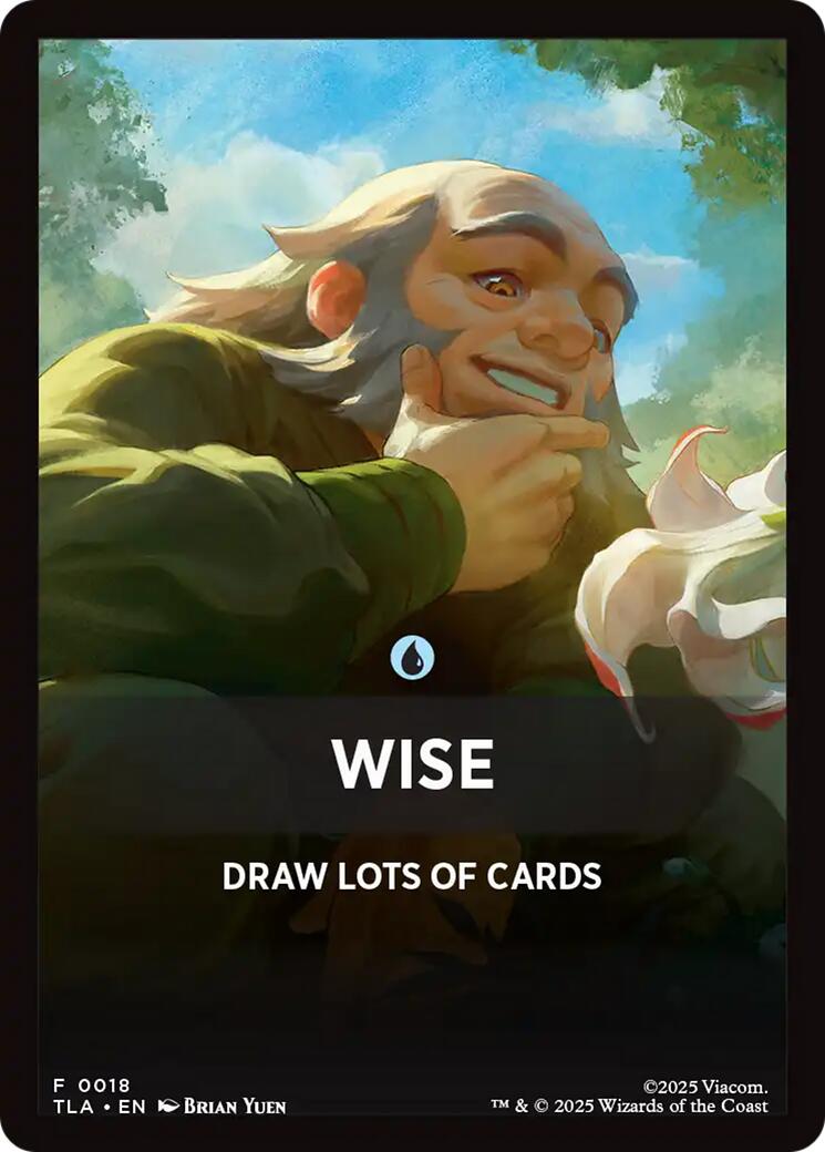 Wise Theme Card [Avatar: The Last Airbender Tokens] | PLUS EV GAMES 