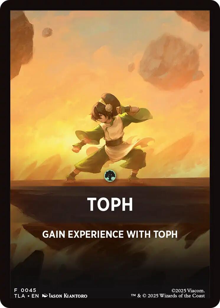 Toph Theme Card [Avatar: The Last Airbender Tokens] | PLUS EV GAMES 