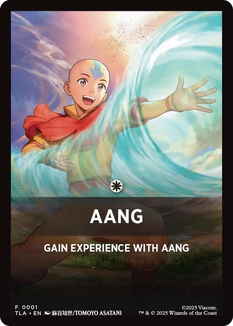 Aang Theme Card [Avatar: The Last Airbender Tokens] | PLUS EV GAMES 