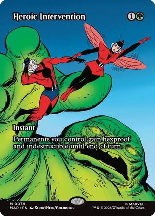 Heroic Intervention (0079) (Borderless) [Marvel Universe: Eternal-Legal]