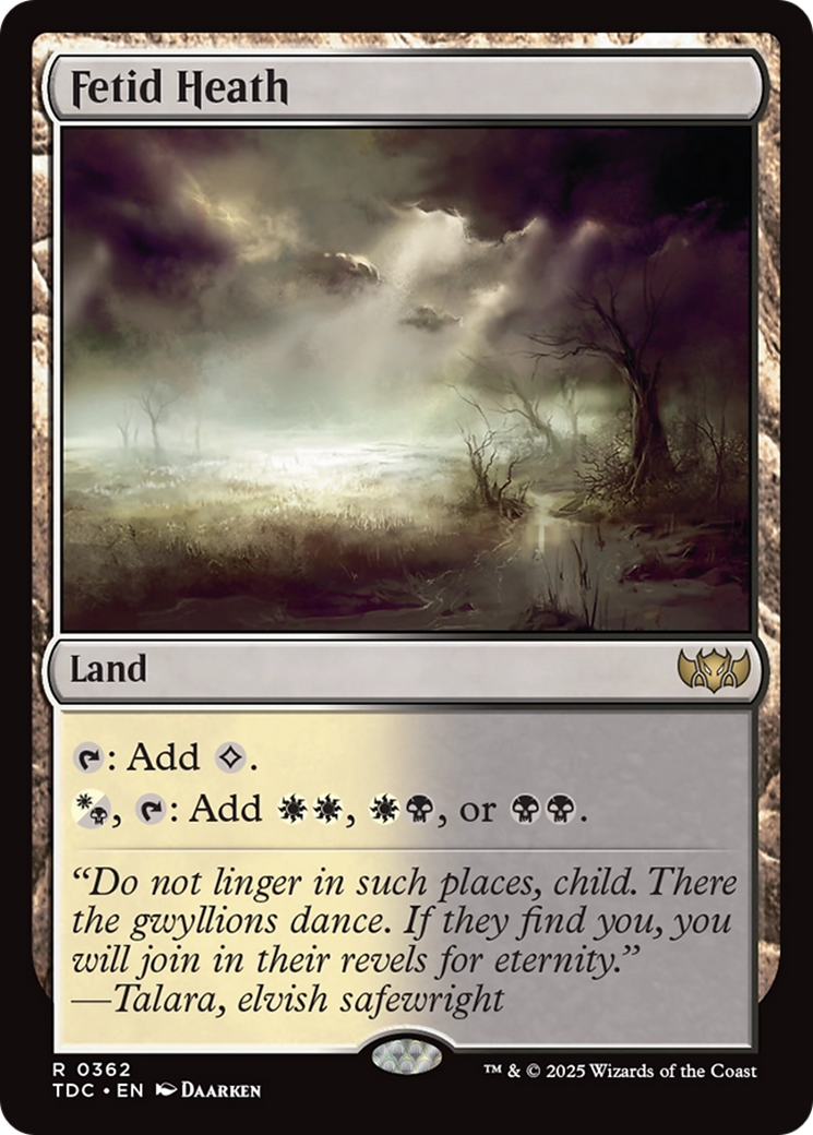 Fetid Heath [Tarkir: Dragonstorm Commander] | PLUS EV GAMES 