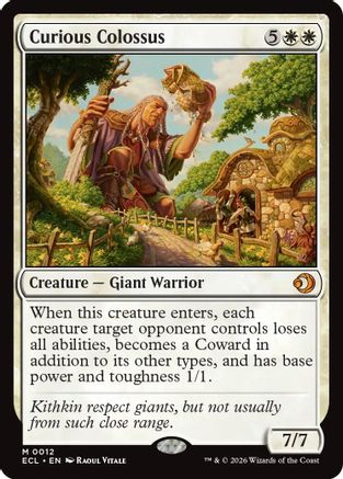 Curious Colossus [Lorwyn Eclipsed]