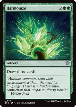 Harmonize [Lorwyn Eclipsed Commander]