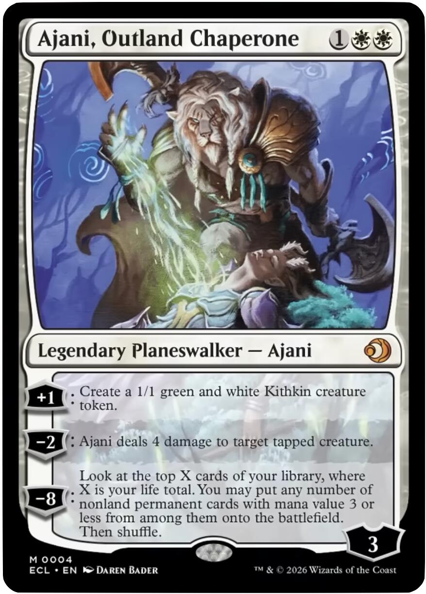 Ajani, Outland Chaperone [Lorwyn Eclipsed] | PLUS EV GAMES 