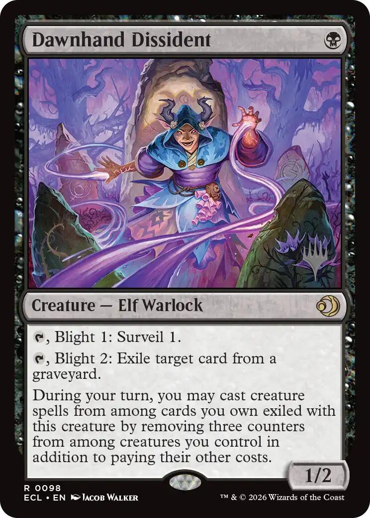 Dawnhand Dissident [Lorwyn Eclipsed Promos] | PLUS EV GAMES 