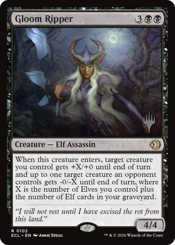 Gloom Ripper [Lorwyn Eclipsed Promos] | PLUS EV GAMES 