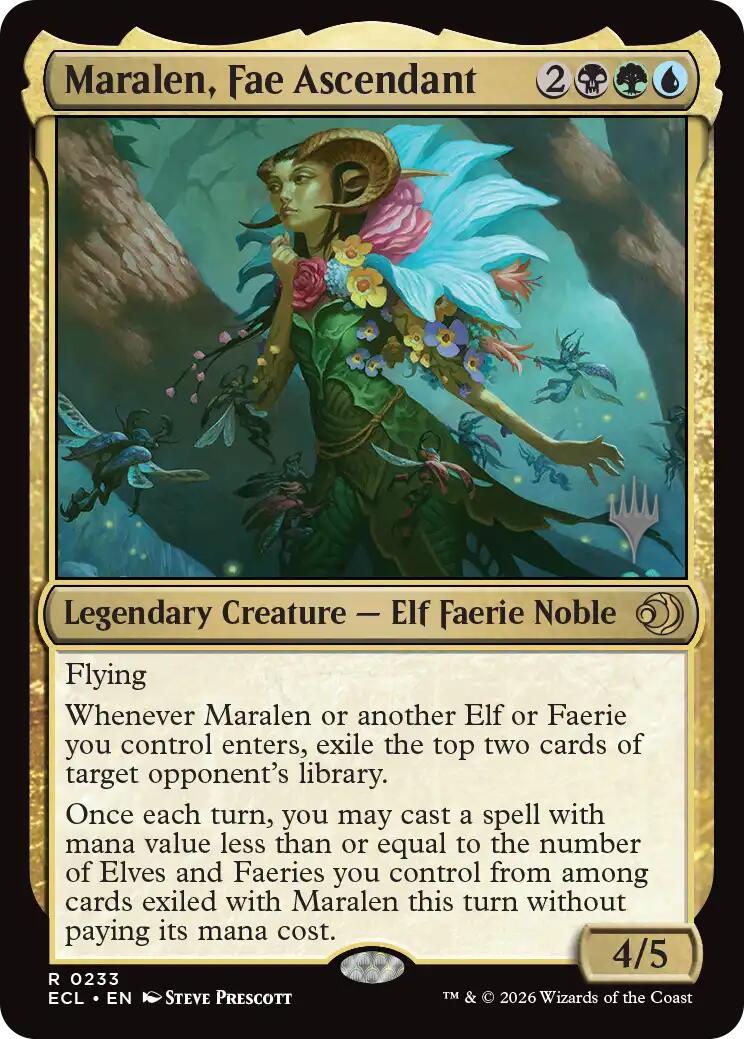 Maralen, Fae Ascendant [Lorwyn Eclipsed Promos] | PLUS EV GAMES 