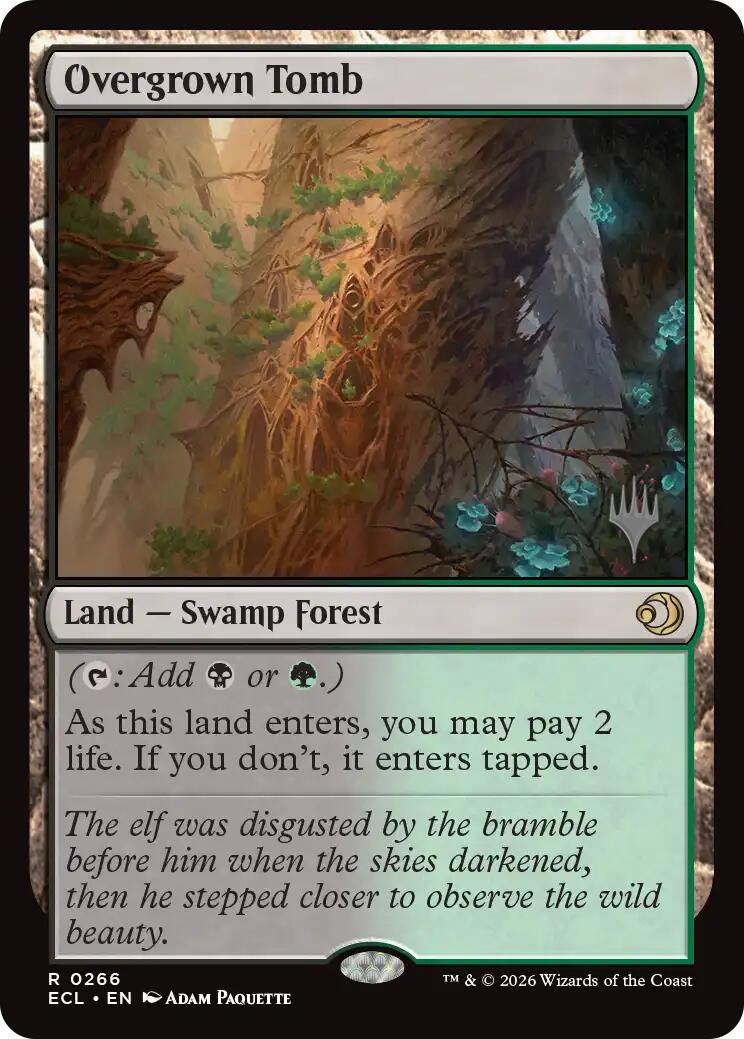 Overgrown Tomb [Lorwyn Eclipsed Promos] | PLUS EV GAMES 