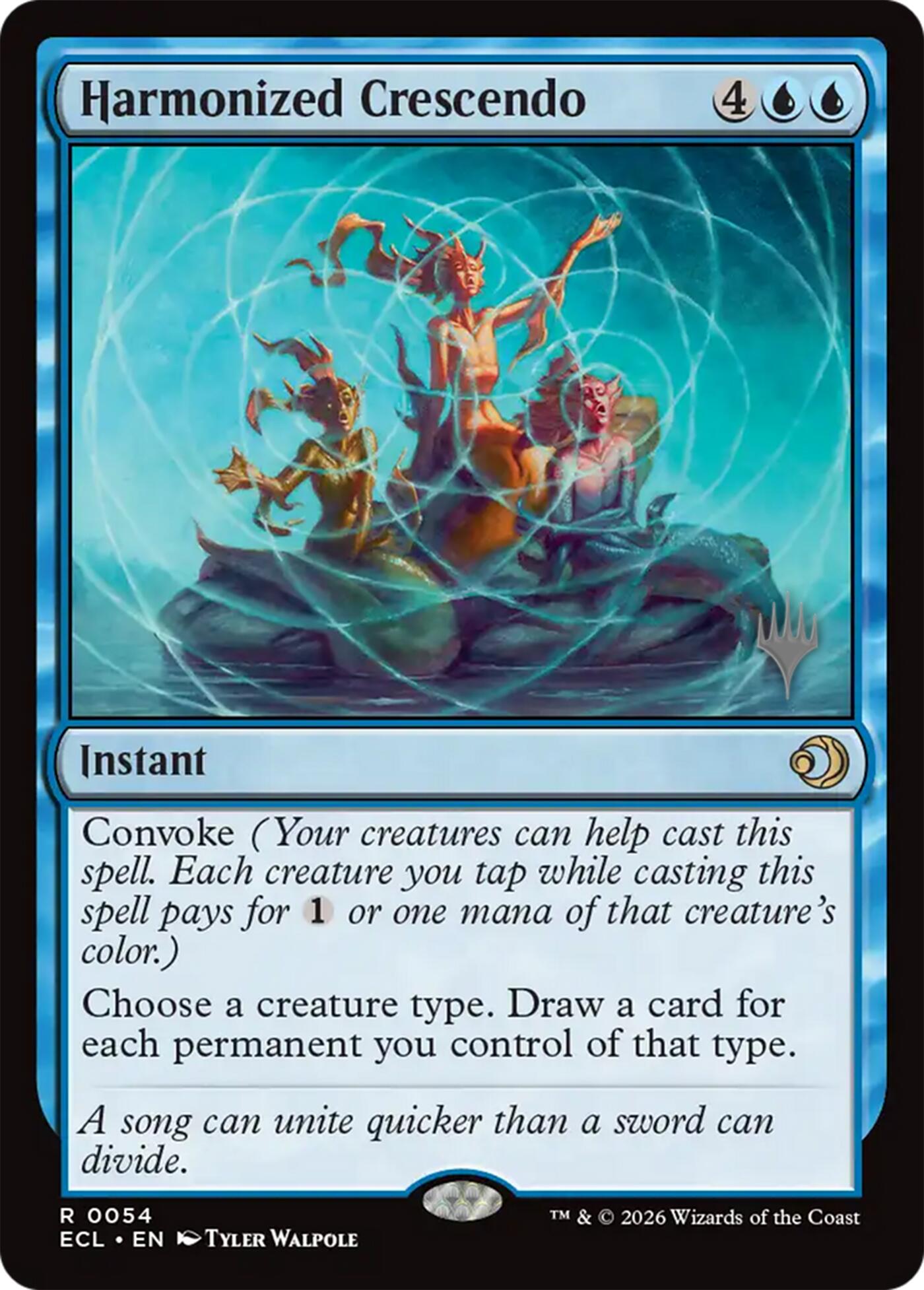 Harmonized Crescendo [Lorwyn Eclipsed Promos] | PLUS EV GAMES 