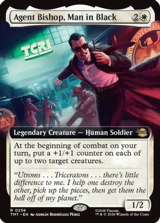 Agent Bishop, Man in Black (Extended Art) [Teenage Mutant Ninja Turtles]